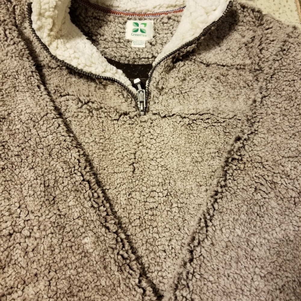 Womens sherpa pullover